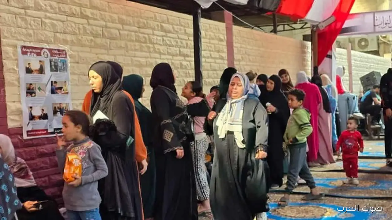 مدرسة أبو الهول بتتحول لساحة وطنية والناخبين مليّين الأركان في