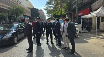 مدير أمن القاهرة يزور لجنة مدرسة قصر الدوبارة عشان يتابع