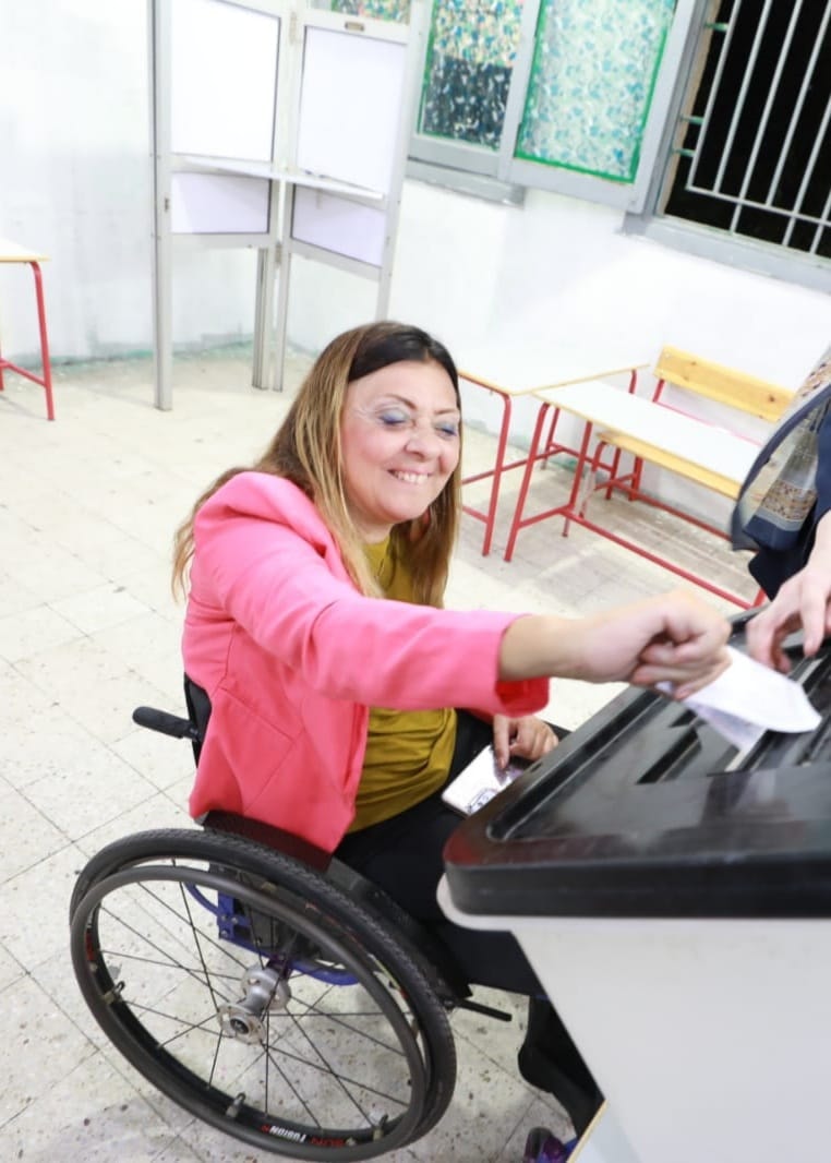 مديرة القومي للأشخاص ذوي الإعاقة تشارك في انتخابات مجلس النواب