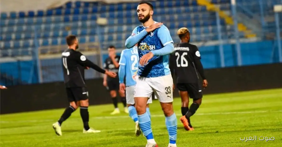 مروان حمدي في موقف صعب مع بيراميدز بسبب عروض من بره