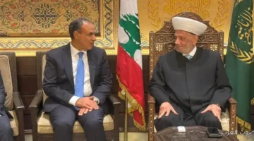 مصر بتدعم لبنان وزير الخارجية يقابل مفتي الجمهورية اللبنانية