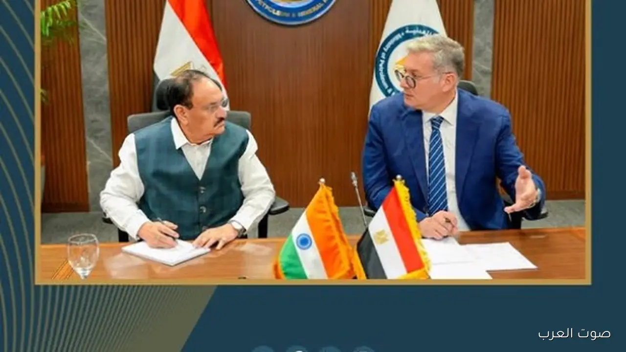 مصر والهند يتفاوضوا على الغاز والتعدين والبتروكيماويات