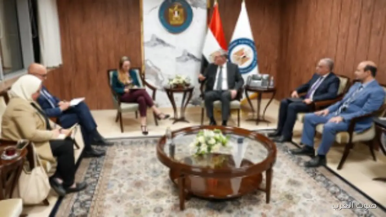 مناقشات مع وفد البنك الدولي حول البترول والتعدين