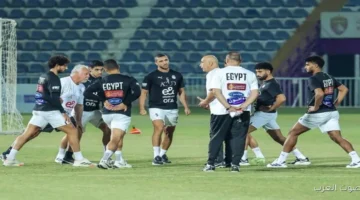 منتخب مصر يخلص تحضيراته لمباراة كاب فيردي الودية في الإمارات