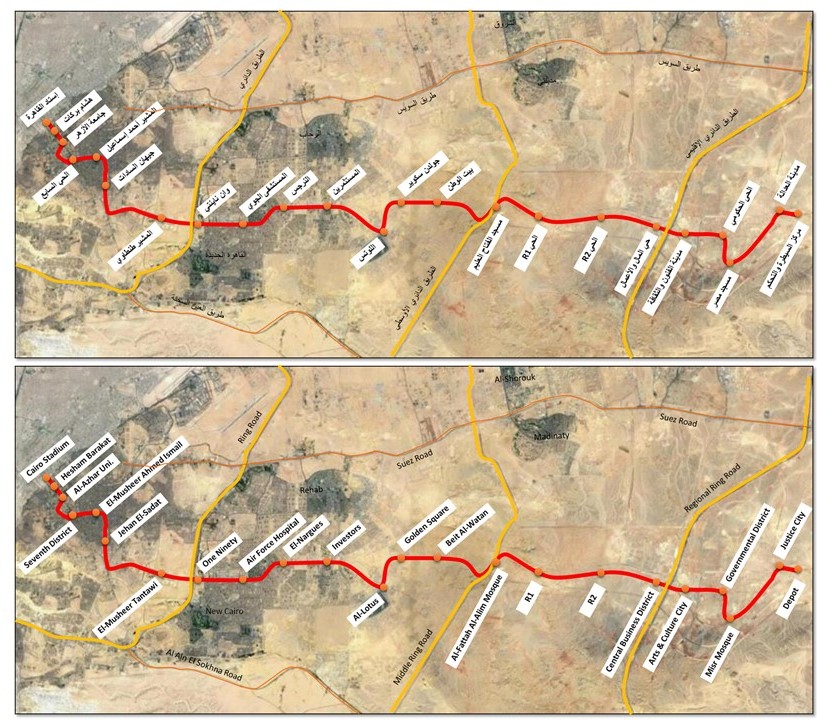 موعد تشغيل المونوريل ومحطات الركوب الرئيسية اتحددت