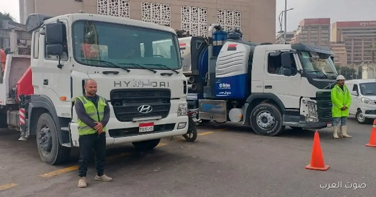 مياه الشرب في الجيزة تستعد لمواجهة الأمطار