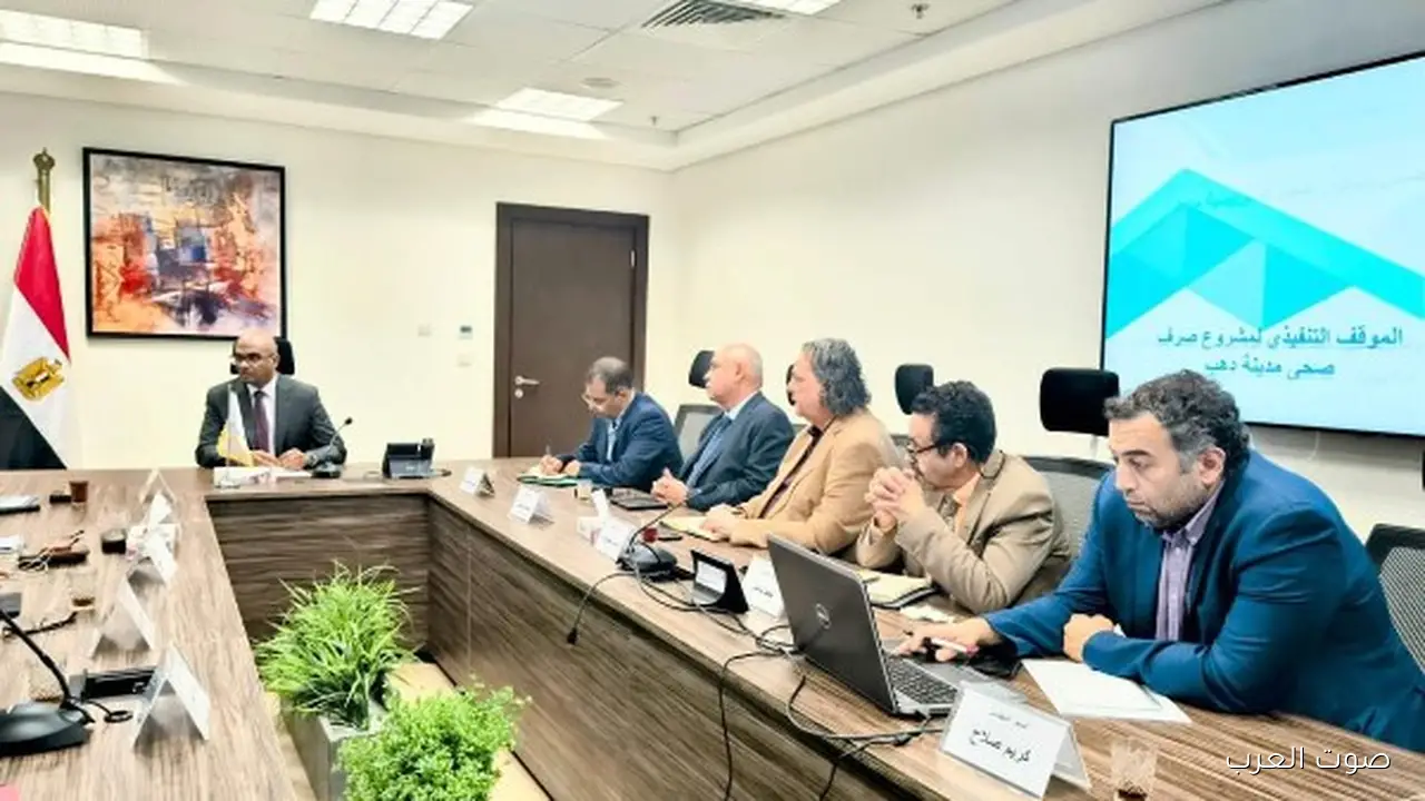 نائب وزير الإسكان يتابع حالة صرف الصحي في مدينة دهب