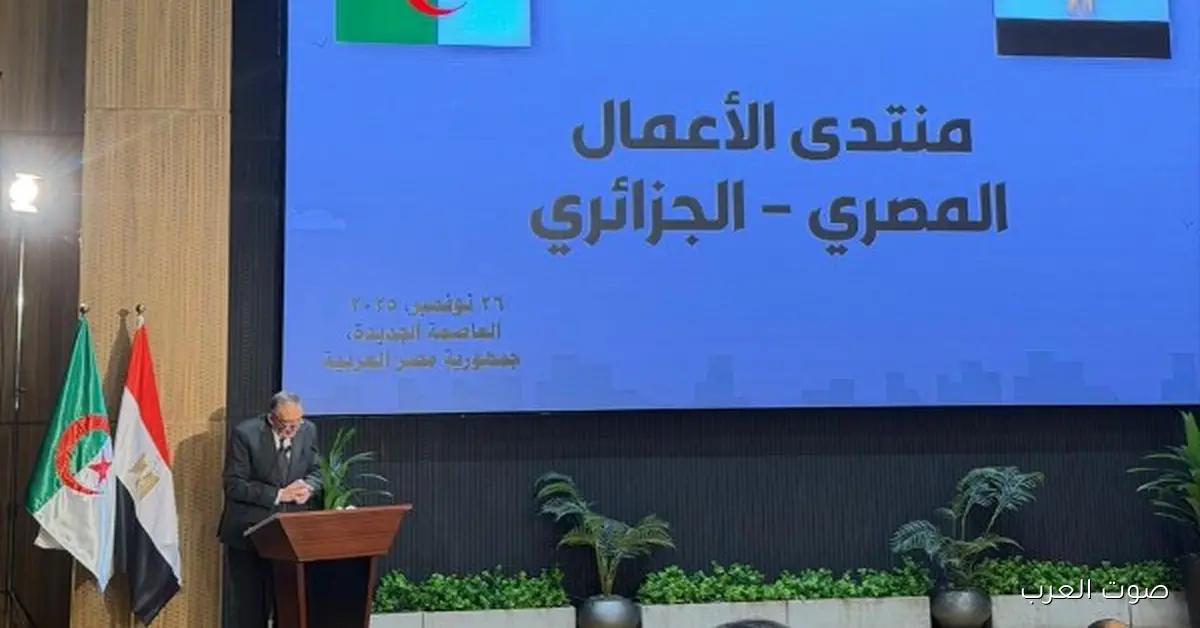 نمو التجارة 16.8% واستثمارات مصرية بـ5 مليارات دولار.. تعزيز التعاون مع الجزائر 2 نمو التجارة 16.8% واستثمارات مصرية بـ5 مليارات دولار.. تعزيز التعاون مع الجزائر