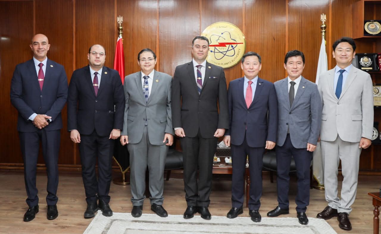 هيئة المحطات النووية تستقبل وفد برلماني كوري ومسؤولين من شركة