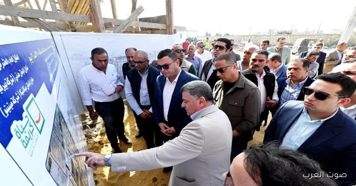 وزير الإسكان يزور توسعات محطة معالجة “كحك” في مركز يوسف الصديق