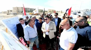 وزير الإسكان يزور مشروعي M8 بجانب البحيرة وتوصيل المياه لبحيرة