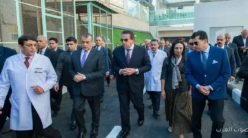 وزير الإنتاج الحربي توسعات كبيرة في المركز الطبي التخصصي علشان