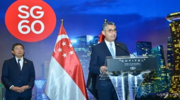 وزير التموين يحضر احتفالية سفارة سنغافورة بمناسبة عيد استقلالها الستين