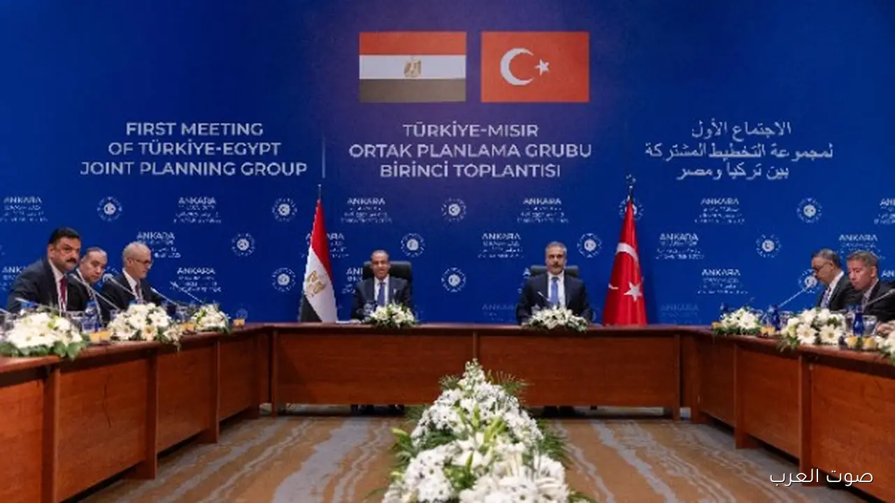 وزير الخارجية المصري والتركي يحضروا اجتماع مجموعة التخطيط المشتركة في