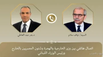 وزير الخارجية يتابع أحداث جنوب لبنان ومجهودات تهدئة الأوضاع