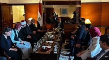 وزير الخارجية يقابل المصريين المقيمين في إسلام آباد