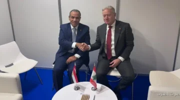 وزير الخارجية يقابل نظيره اللبناني أثناء المنتدى الإقليمي للاتحاد من