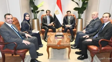 وزير الشباب والرياضة يستقبل سفير قطر لبحث سبل التعاون بين