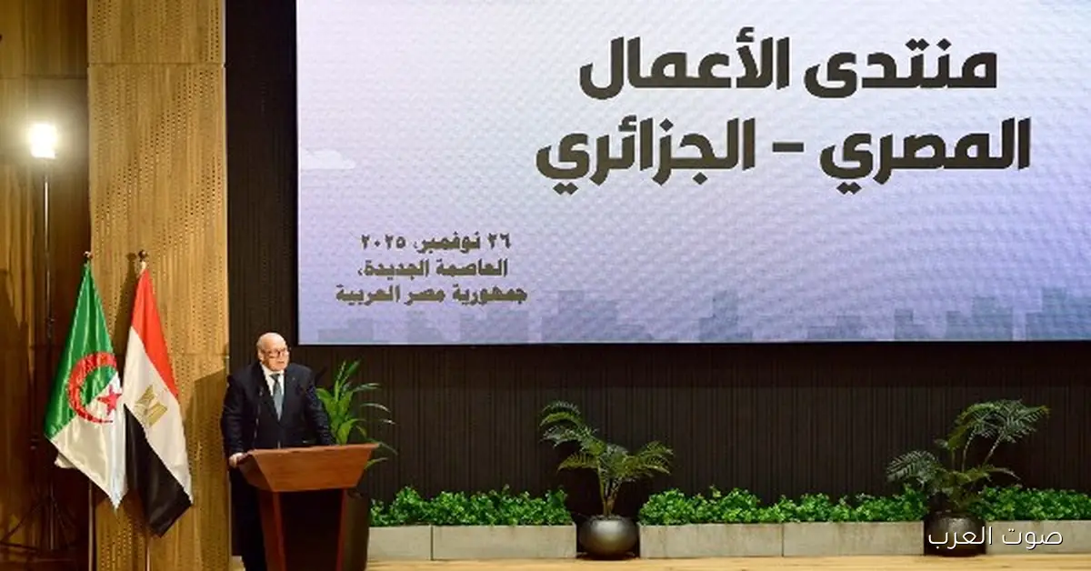 وزير الصناعة الجزائري: منتدى رجال الأعمال المصري الجزائري دليل على الإرادة المشتركة بين البلدين 2 وزير الصناعة الجزائري: منتدى رجال الأعمال المصري الجزائري دليل على الإرادة المشتركة بين البلدين