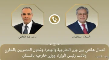 وزير خارجية مصر وباكستان لازم قرار دولي ينهي الحرب في