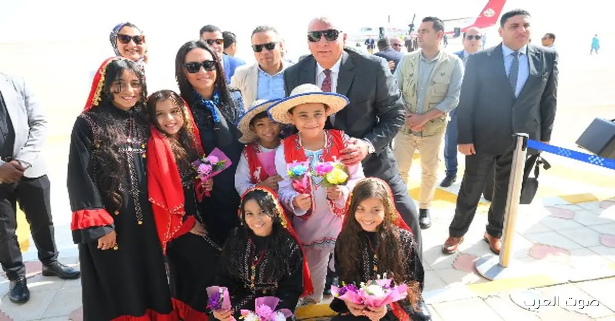 وزيرة التضامن توصلت الوادي الجديد عشان تتفقد شوية مشروعات تنموية