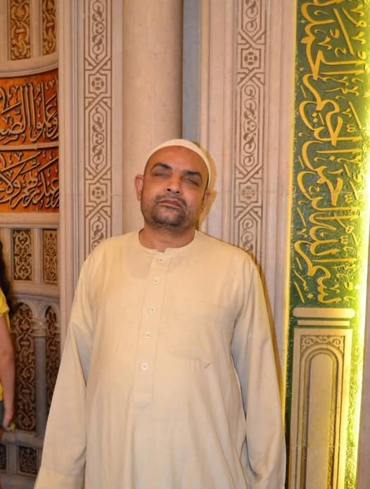 وفاة الشيخ نادي أحمد زيدان مؤذن مسجد السيدة زينب أثناء
