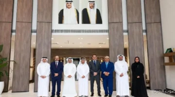 وفد من الجامعة العربية يروح المعهد الدبلوماسي في وزارة الخارجية