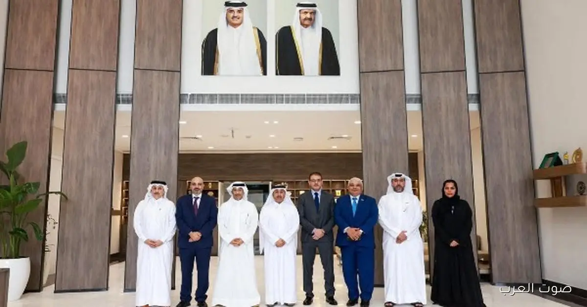 وفد من الجامعة العربية يروح المعهد الدبلوماسي في وزارة الخارجية القطرية 2 وفد من الجامعة العربية يروح المعهد الدبلوماسي في وزارة الخارجية القطرية