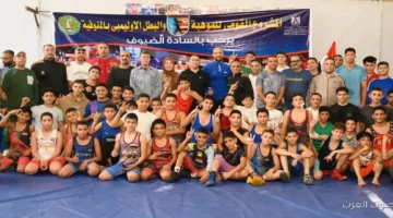 وفد وزارة الرياضة يزور مراكز المواهب والبطل الأولمبي في المنوفية