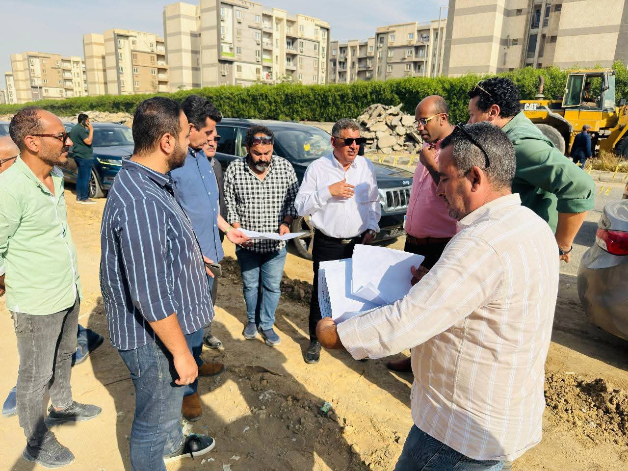 ياسر عبد الحليم يزور مشروعات مدينة حدائق أكتوبر بالصور 3 ياسر عبد الحليم يزور مشروعات مدينة حدائق أكتوبر بالصور