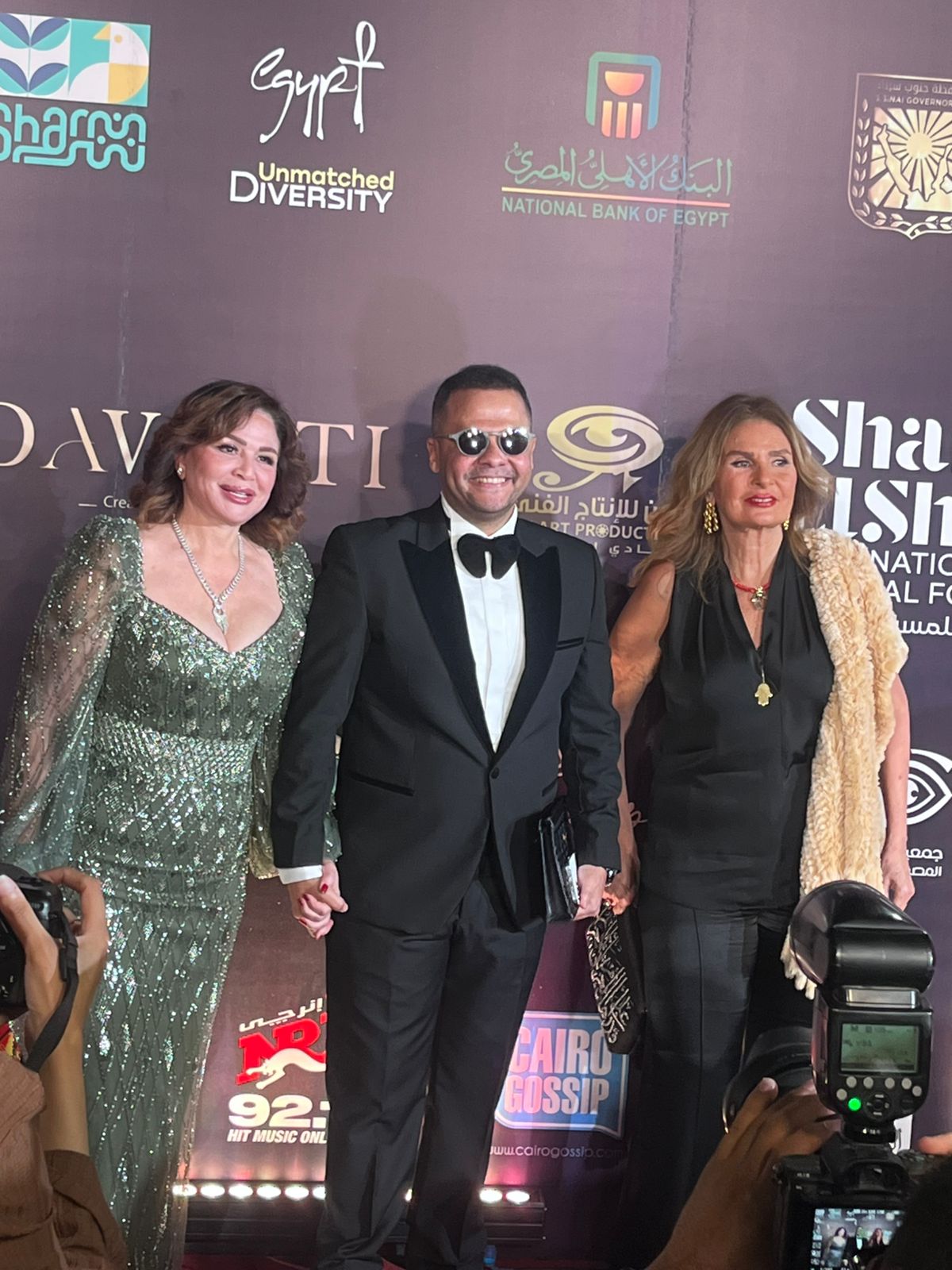 يسرا وإلهام شاهين وهالة سرحان خطفوا الأنظار في مهرجان شرم