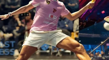 يوسف إبراهيم نجم وادى دجلة يتأهل لنهائي بطولة HKFC للإسكواش