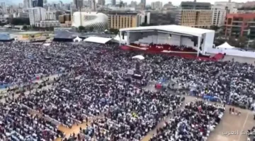 150 ألف واحد حضروا قداس بابا الفاتيكان في بيروت