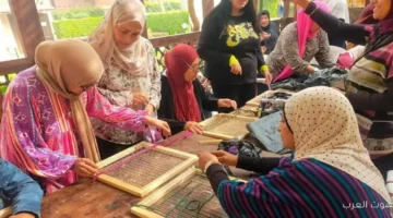 1764544060 متحف جاير أندرسون يعمل ورشة لتعليم النسيج وإعادة تدوير الكليم