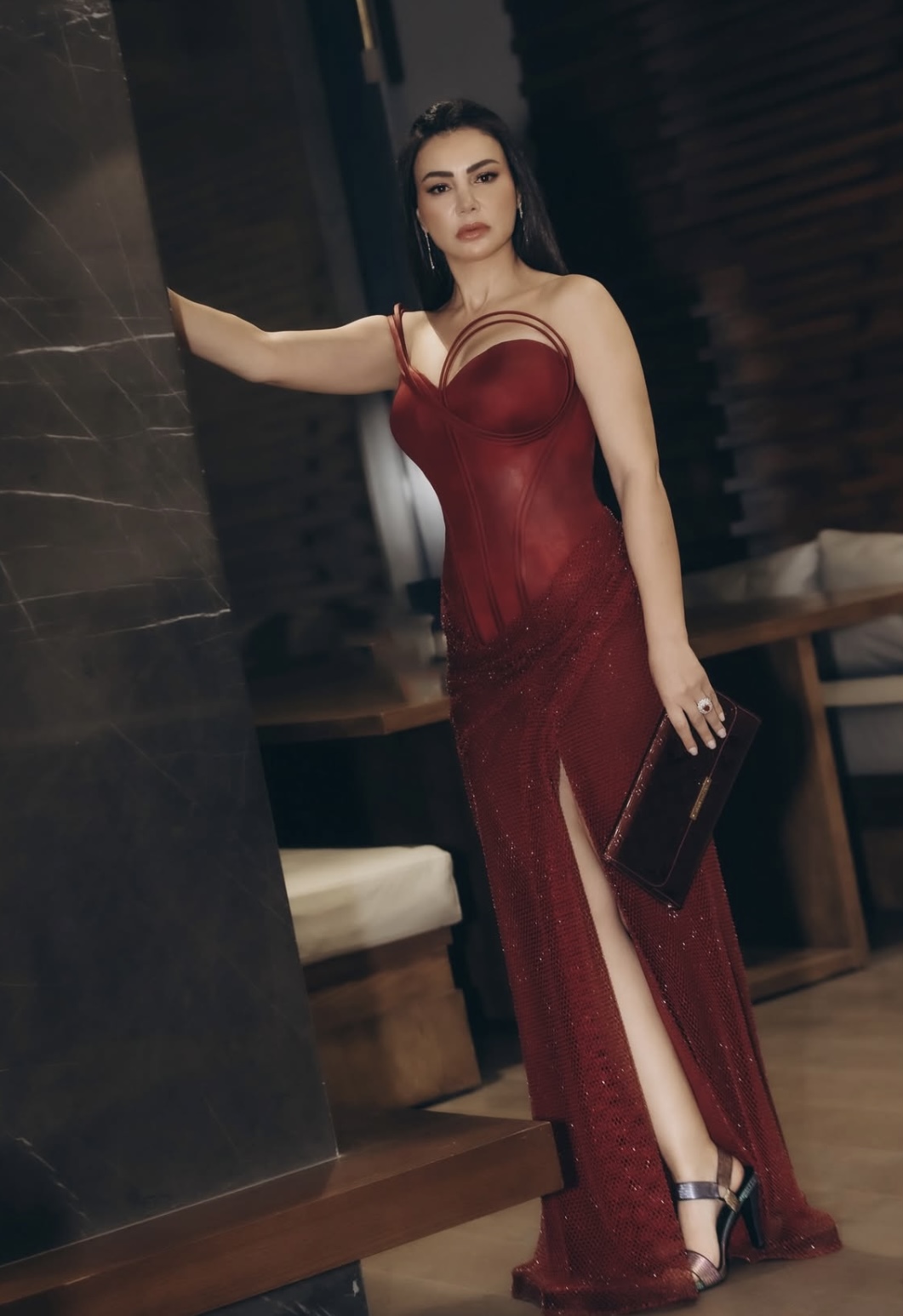 دينا فؤاد بتألق بفستان أحمر في أحدث ظهور ليها 5 1764581417 645 دينا فؤاد بتألق بفستان أحمر في أحدث ظهور ليها