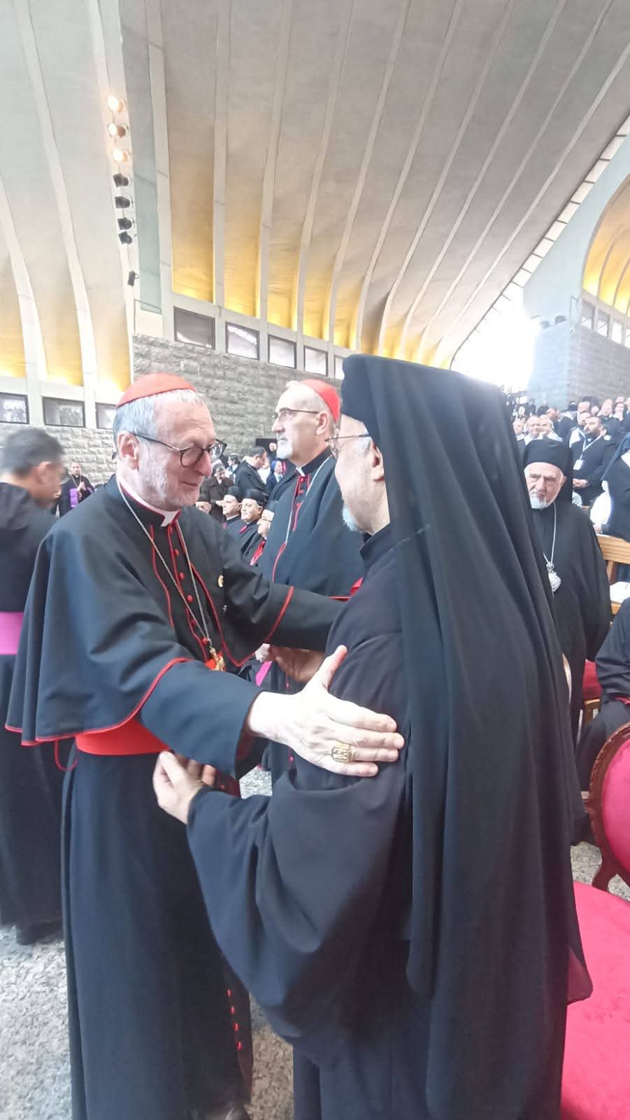 1764597819 63 الأنبا إبراهيم إسحق يحضر لقاء البابا لاون مع الأساقفة والكهنة