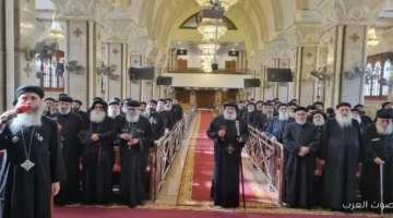 1764605374 اجتماع كهنة إيبارشية حلوان والمعصرة الشهرى مع الأنبا ميخائيلصور