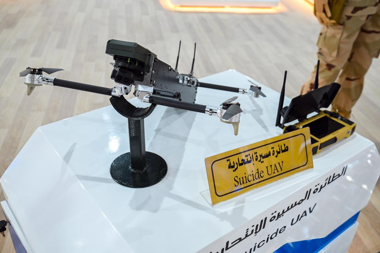 معرض إيديكس 2025: جناح الهيئة العربية للتصنيع يتألق بمسيرات أرضية وجوية وأجهزة تشويش وتصنيع أجزاء من الطائرة رفال 7 1764617210 129 معرض إيديكس 2025 جناح الهيئة العربية للتصنيع يتألق بمسيرات أرضية