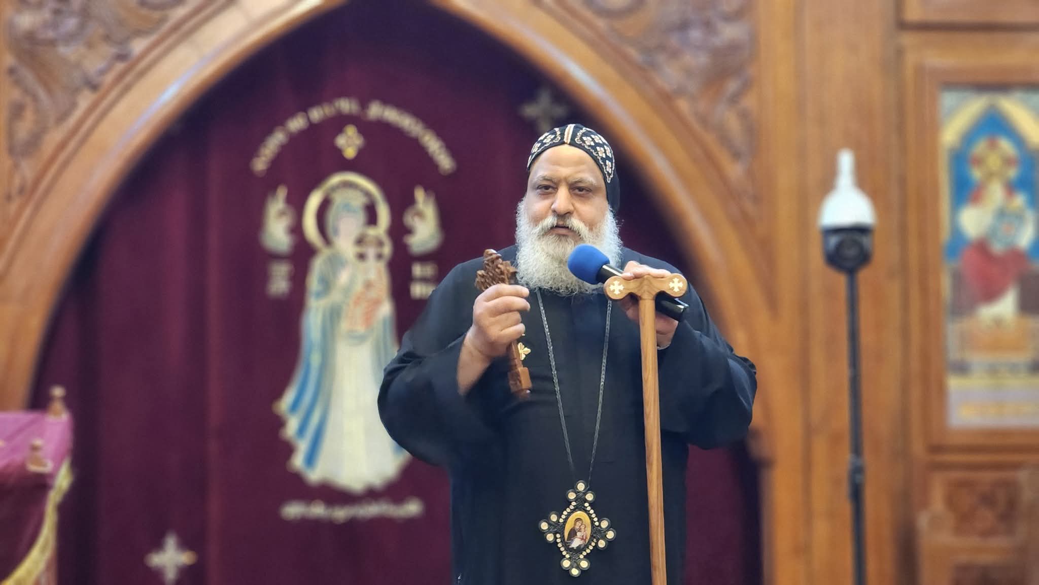 1764627218 784 الأنبا ميخائيل بيصلي التسبحة الشهرية لشعب إيبارشية حلوان والمعصرة