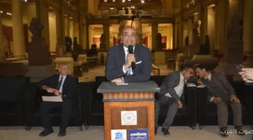 1764677548 افتتاح معرض صور عن مقبرة الملكة نفرتاري في المتحف المصري