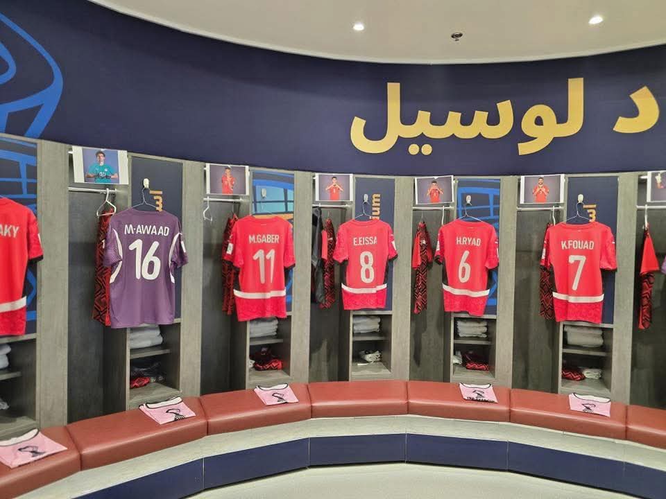 1764681688 520 شوفوا أول صور لحمام السباحة بتاع الفراعنة قبل ماتش الكويت