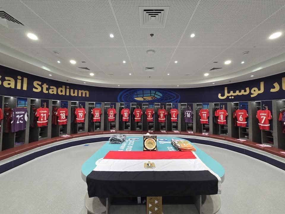 1764681689 367 شوفوا أول صور لحمام السباحة بتاع الفراعنة قبل ماتش الكويت