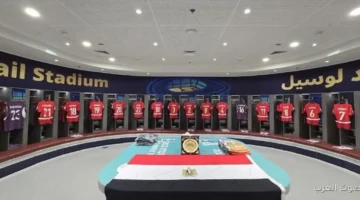 1764681690 شوفوا أول صور لحمام السباحة بتاع الفراعنة قبل ماتش الكويت