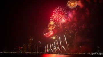 1764702471 احتفالات عيد الوطني للإمارات بفنون وألعاب نارية على كورنيش أبوظبي
