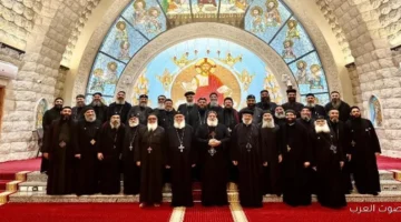 1764741684 انطلاق أول خلوة روحية لكهنة إيبارشية حلوان والمعصرة