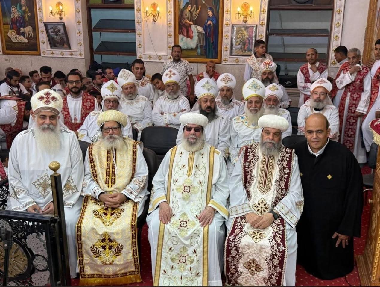 1764745292 410 الأنبا بيشوي يقدّم كاهن جديد في كنيسة العذراء والملاك ميخائيل