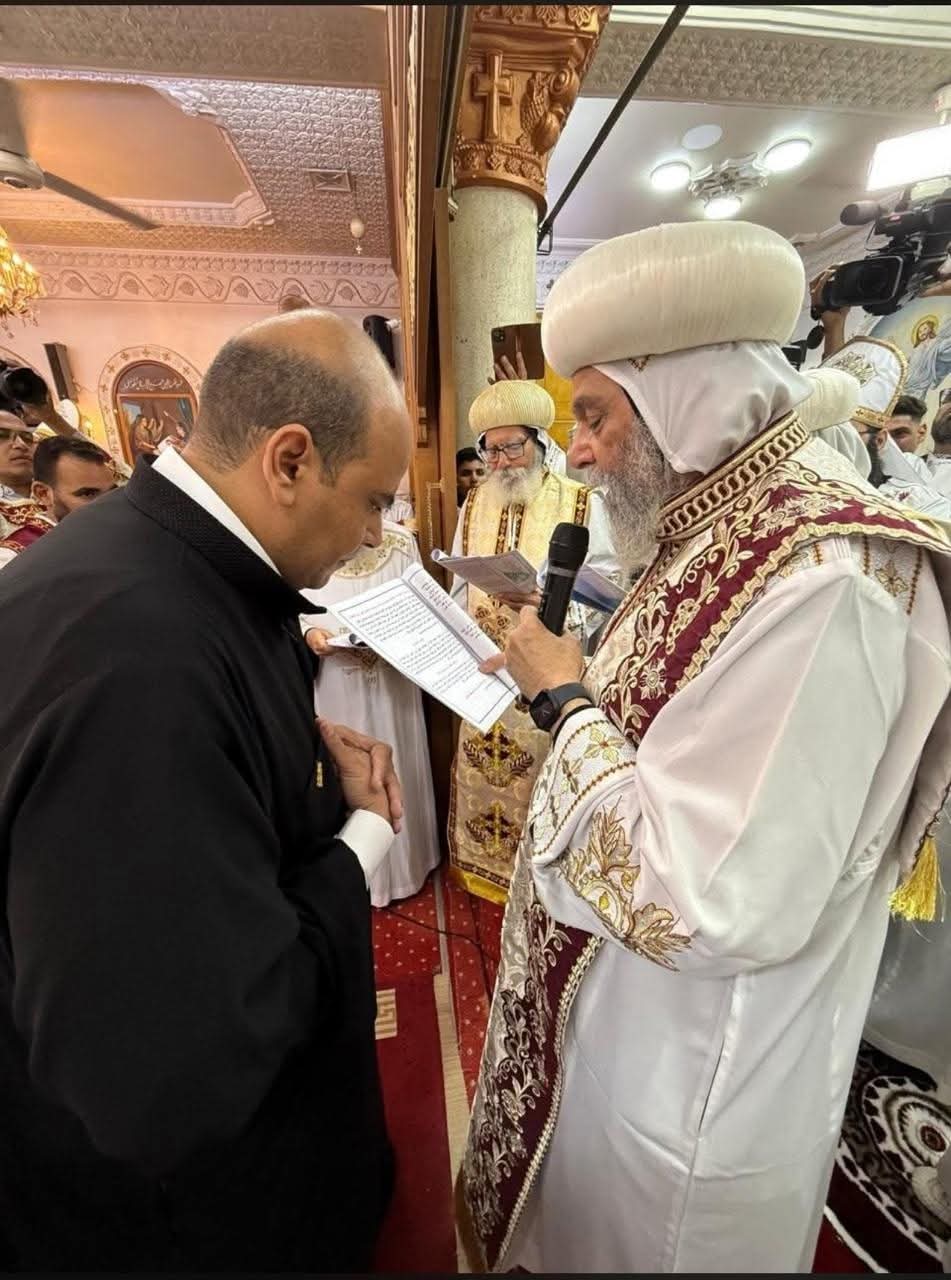 1764745292 78 الأنبا بيشوي يقدّم كاهن جديد في كنيسة العذراء والملاك ميخائيل