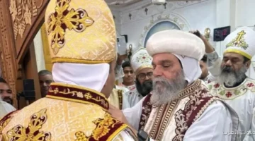 1764745292 الأنبا بيشوي يقدّم كاهن جديد في كنيسة العذراء والملاك ميخائيل