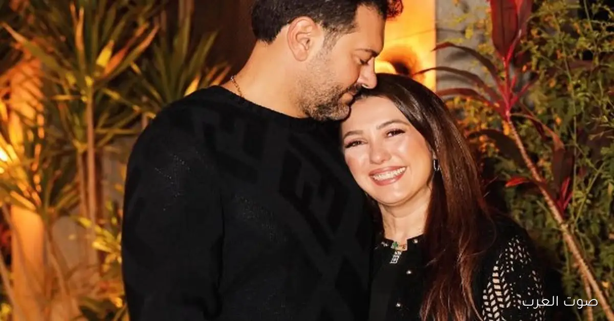 كندة علوش وعمرو يوسف في إطلالة رومانسية جميلة