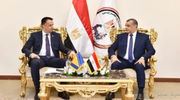 1764752182 وزير الإنتاج الحربي ووزير الطاقة والتعدين البوسني يتناقشوا عن الشراكات